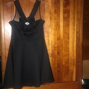 Crystal doll short formal dress